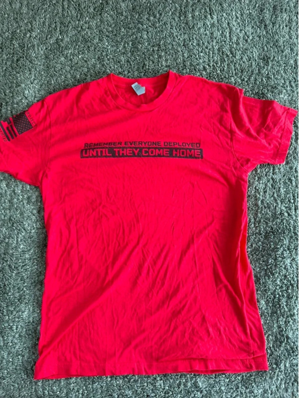 Next Level Apparel Red Friday T-Shirt Medium